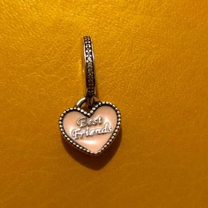 Pandora best friend charm in pink